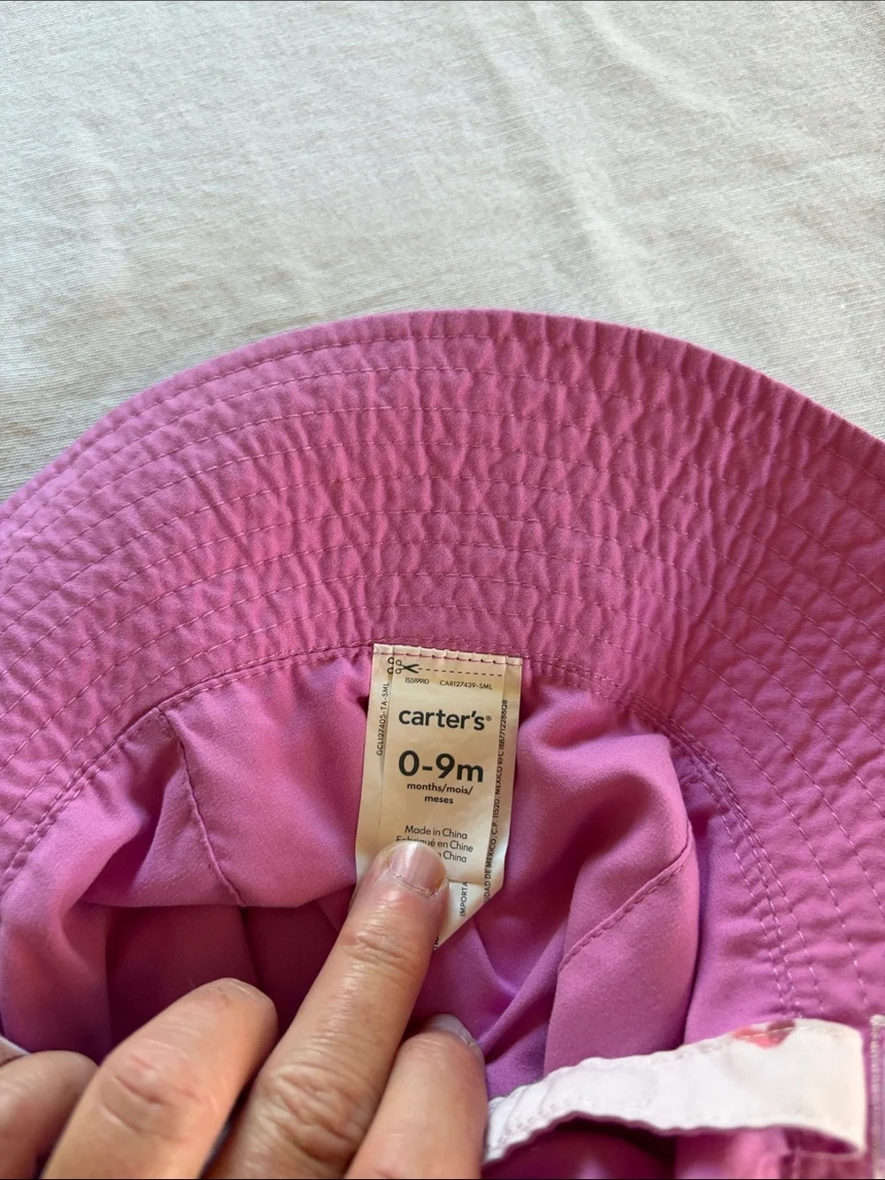 Carters light pink